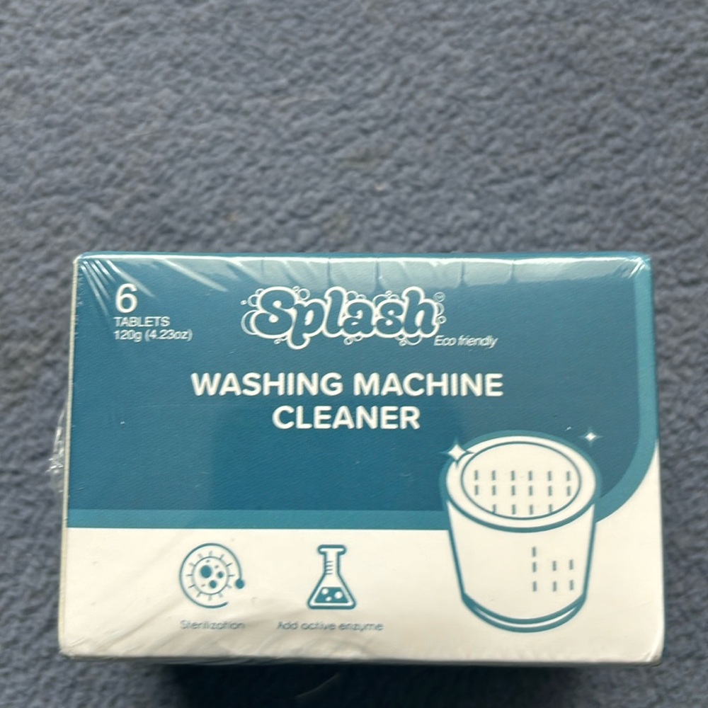 Splash..!! Washing machine cleaner tablets—